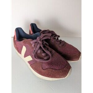 Veja Holiday LT Sneakers Burgundy Pixel Sable Lace Up Sneakers Size 7
